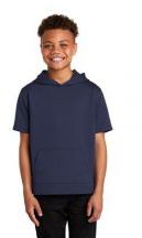 Sport-Tek ® Youth Sport-Wick ® Fleece Short Sleeve Hooded Pullover